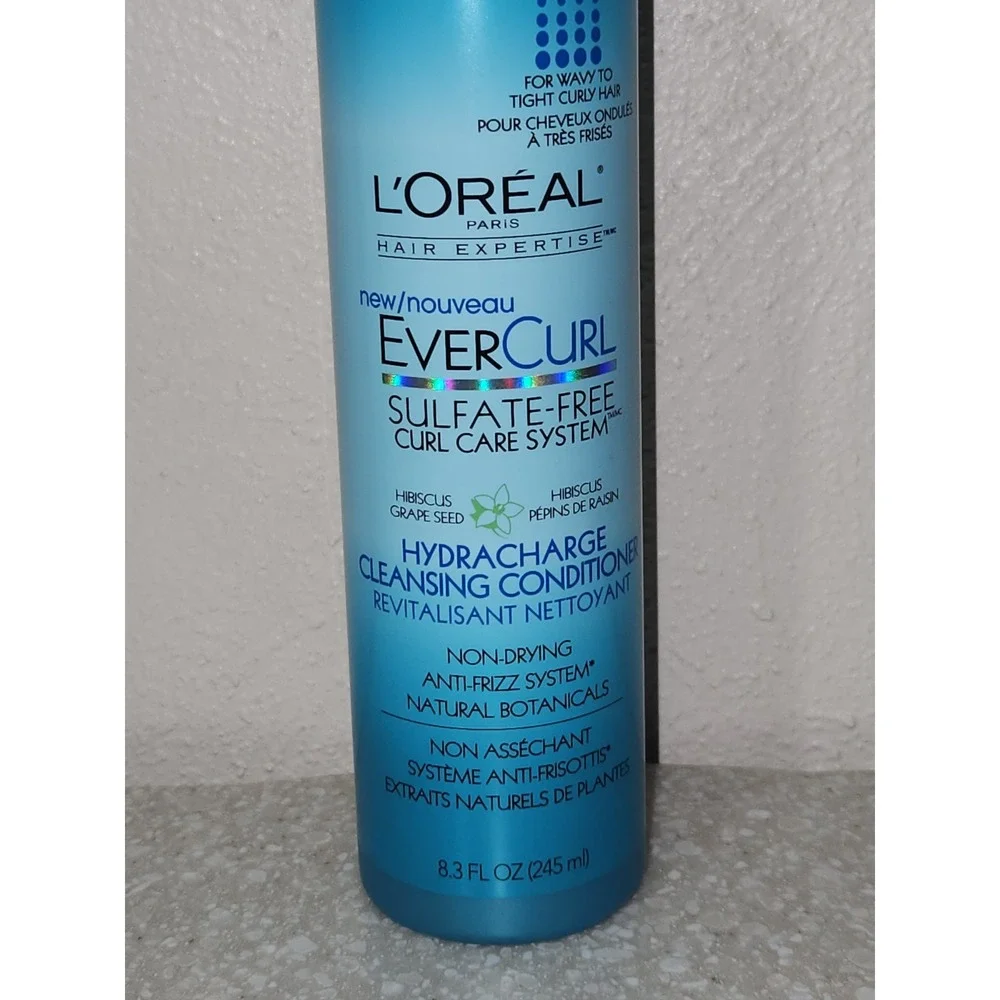 L'Oreal EverCurl Sulfate-Free Hydracharge‎ Cleansing Conditioner 8.3 oz~NEW